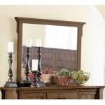 Terrace Panel Mirror - Rustic Burnish Oak